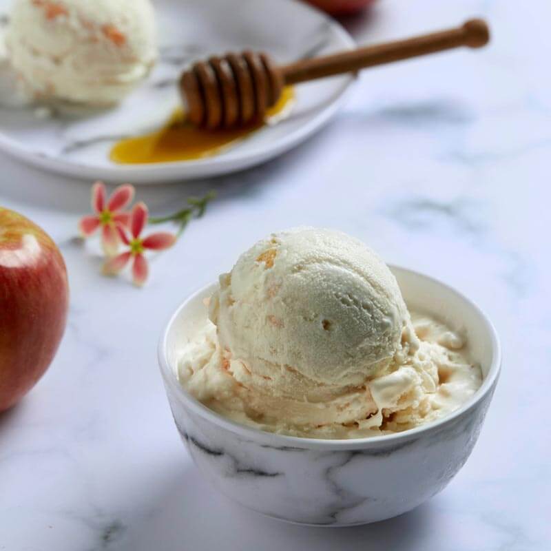 apple honey ice cream image