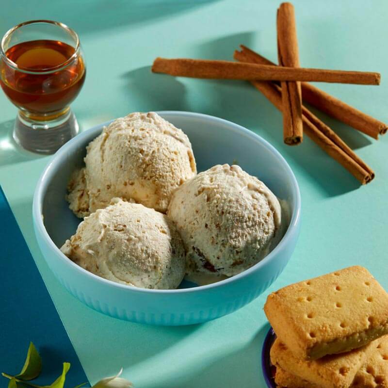 maple & cinnamon short bread ice cream menu drop image